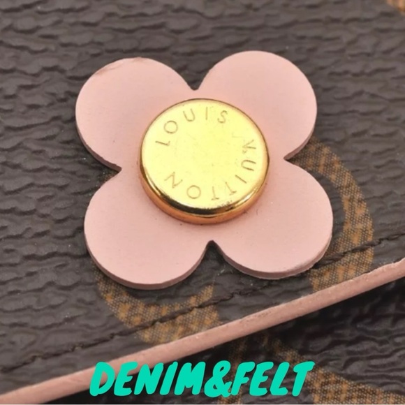 🩷LOUIS VUITTON Fuchsia Monogram Bloom Flower Emilie Long Wallet | PRELOVED EUC! - Picture 9 of 16